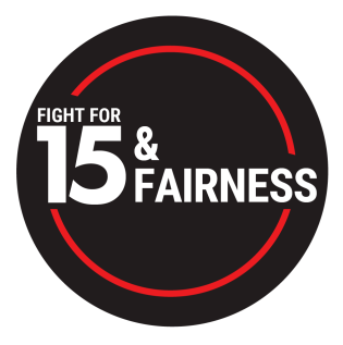 Fight for $15 and Fairness Logo